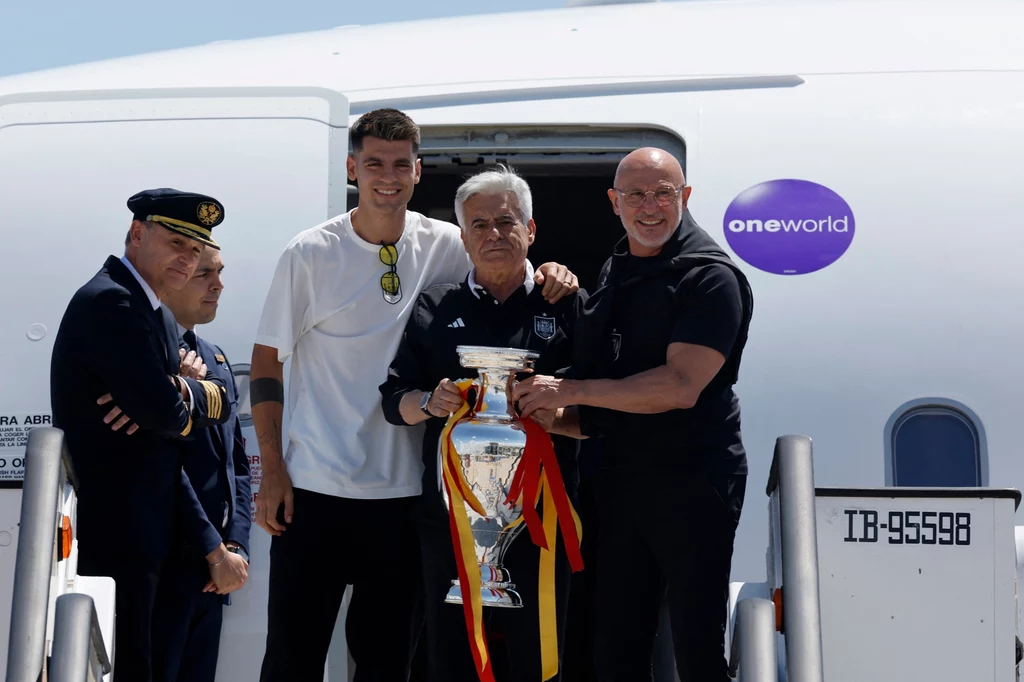 Pedro Rocha, Alvaro Morata i Luis de la Fuente Pedro Rocha, Alvaro Morata i Luis de la Fuente