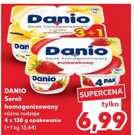 Гомогенізований сир Danio