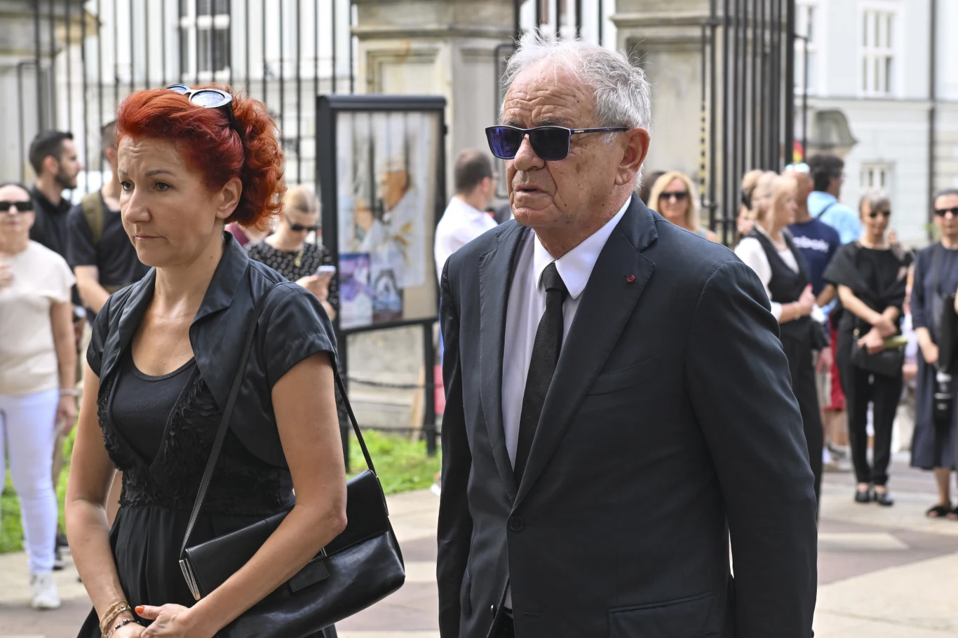 Jerzy Fedorowicz na pogrzebie Jerzego Stuhra