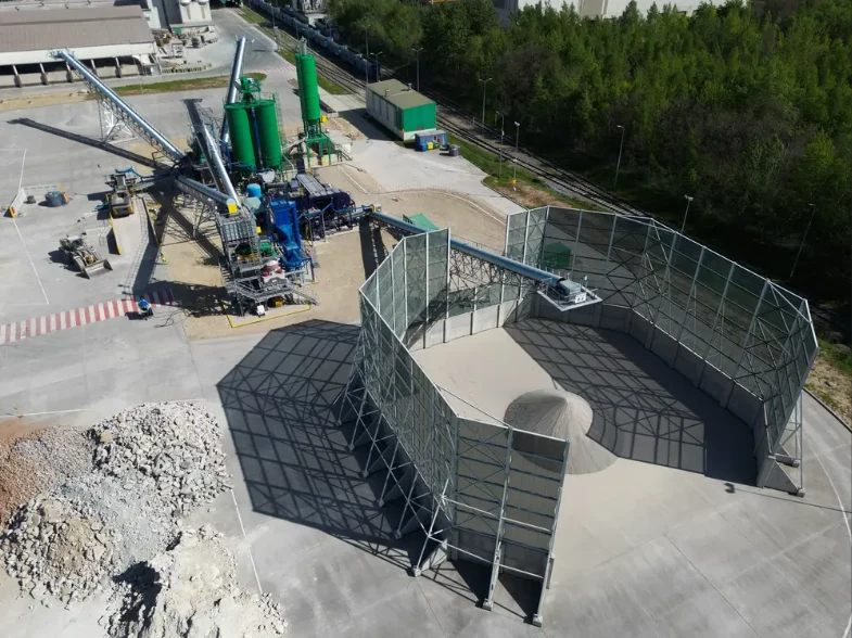 W Dąbrowie Górniczej rusza zakład recyklingu betonu. Źródło: Heidelberg Materials / mat. prasowe