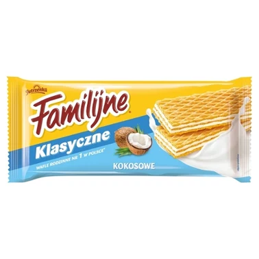 Familijne Klasyczne wafle kokosowe 180 g - 0