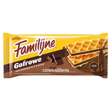 Familijne Gofrowe wafle z musem czekoladowym 130 g - 0