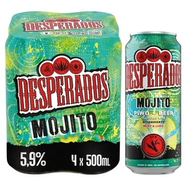 Desperados Mojito Piwo 4 x 500 ml - 0