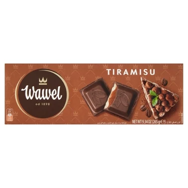 Wawel Czekolada nadziewana tiramisu 265 g - 0