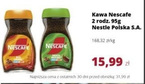 Nescafé Aromatyzowana kawa rozpuszczalna o smaku orzechów laskowych 95 g niska cena