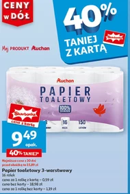 Papier toaletowy Auchan
