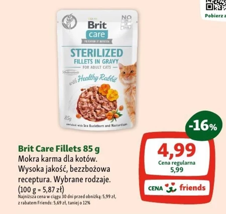 Mokra karma dla kota Brit Care