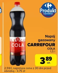 Napój gazowany Carrefour