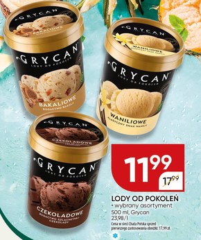 Grycan Lody bakaliowe 500 ml niska cena