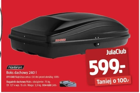 Boks dachowy Hamron