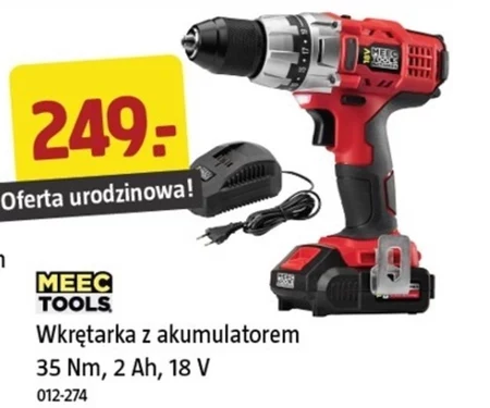 Akumulatorowa wkrętarka Meec Tools