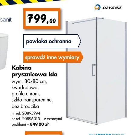 Kabina prysznicowa Savana