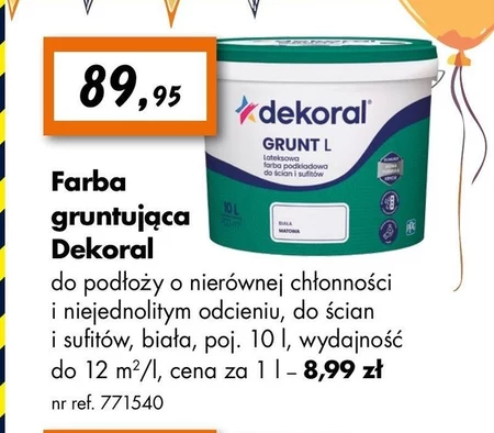 Farba gruntująca Dekoral
