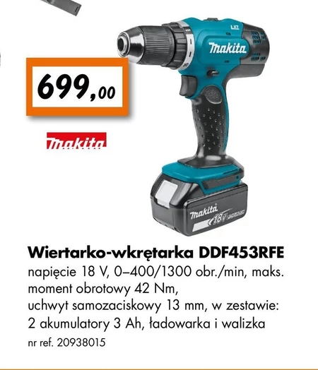 Wiertarko-wkrętarka Makita