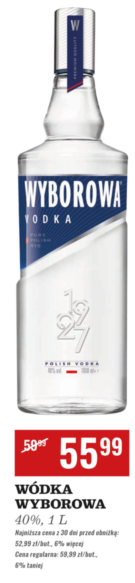 Wyborowa Wódka 1 l