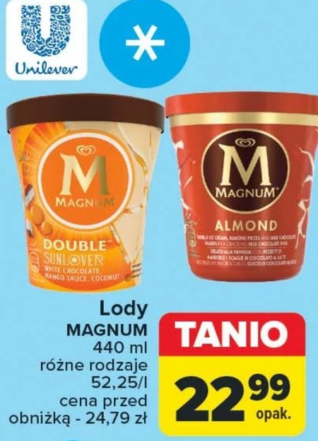 Magnum Almond Lody 440 ml
