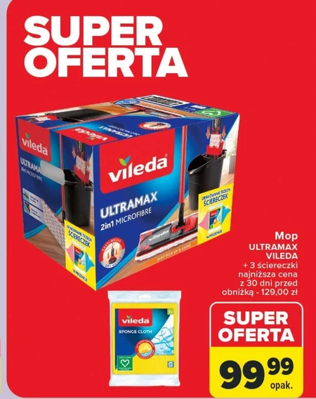 Vileda UltraMax Zestaw mop i wiaderko