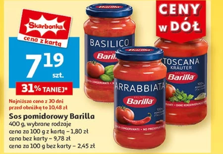 Barilla Basilico Sos pomidorowy z bazylią 400 g