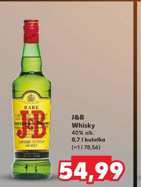 J&B Rare Scotch Whisky 700 ml
