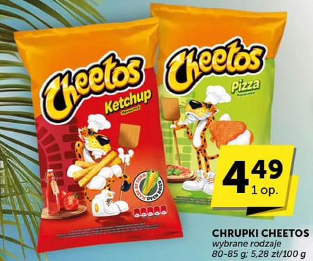 Cheetos Chrupki kukurydziane o smaku pizzy 85 g