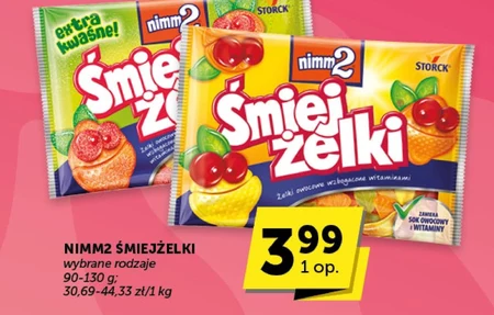 nimm2 Śmiejżelki Żelki owocowe wzbogacone witaminami 100 g