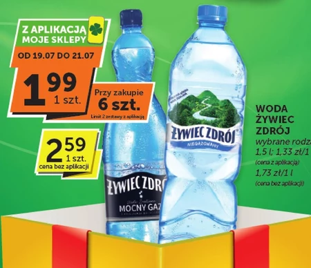Żywiec Zdrój Niegazowany Woda źródlana 1,5 l
