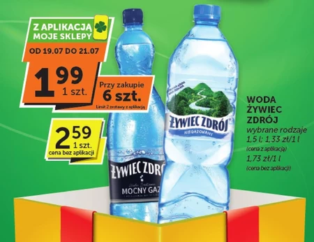 Żywiec Zdrój Niegazowany Woda źródlana 1,5 l