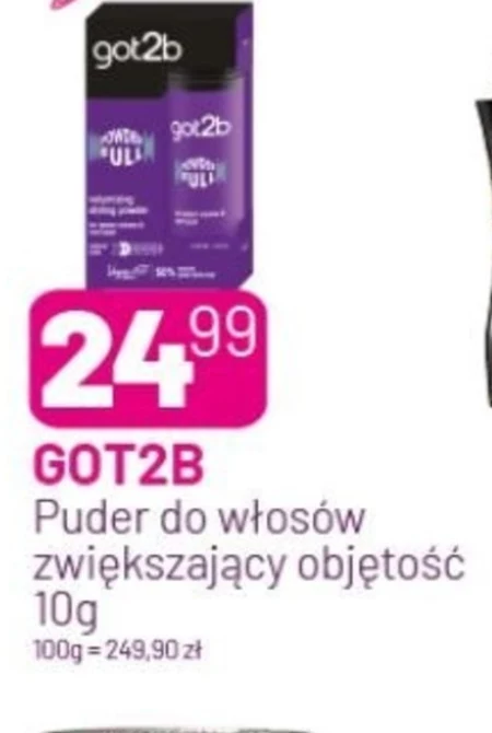 Puder do włosów Got2b