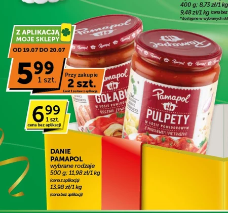 Pamapol Gołąbki w sosie pomidorowym 500 g