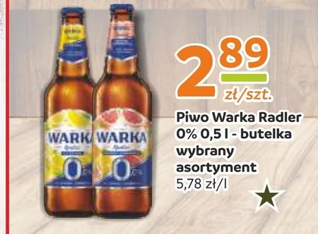Warka Radler Mix piwa 0 % i lemoniady cytryna 500 ml
