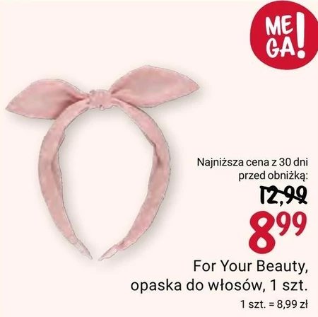 Opaska do włosów For Your Beauty