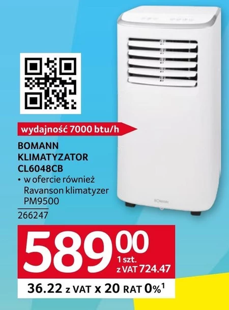 Klimatyzator Ravanson