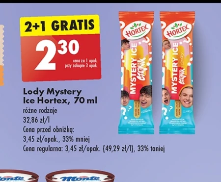 Hortex Owocowe Lody wodne arbuz 70 ml