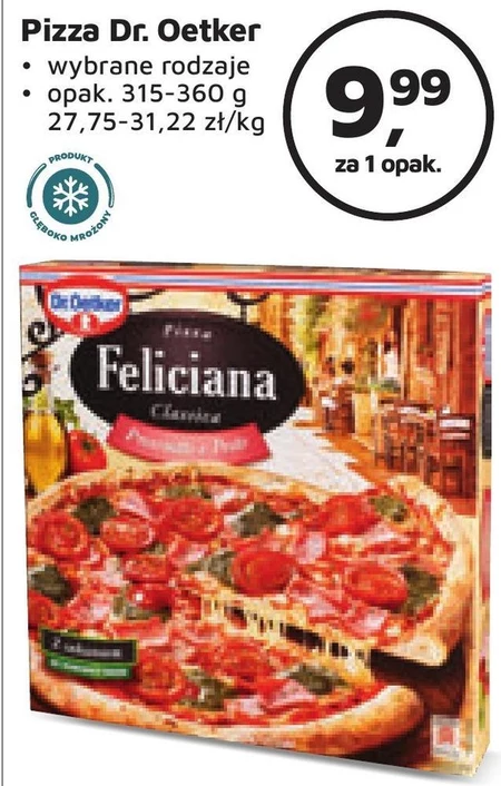 Dr. Oetker Feliciana Classica Prosciutto e Pesto Pizza 360 g