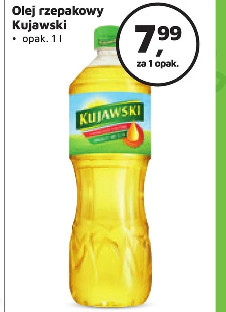 Kujawski Olej rzepakowy z pierwszego tłoczenia 1 l