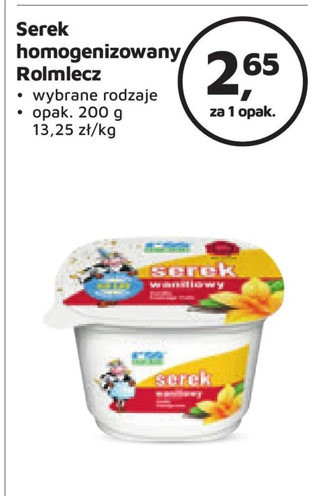 Rolmlecz Serek waniliowy 200 g