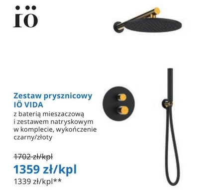 Zestaw prysznicowy IÖ