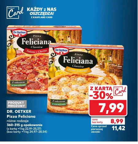 Dr. Oetker Feliciana Classica Pizza Quattro formaggi 325 g