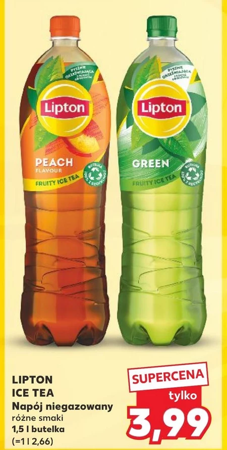 Lipton Ice Tea Green Napój niegazowany z ekstraktem zielonej herbaty 1,5 l
