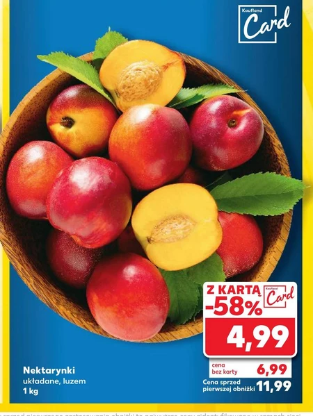 Nektarynki Kaufland