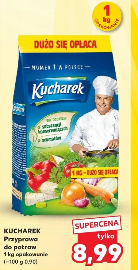Kucharek Przyprawa do potraw 1 kg