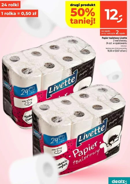Papier toaletowy Livette