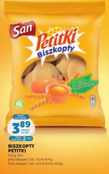 San Petitki Biszkopty 120 g