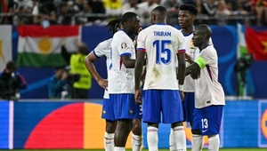 N'Golo Kante (pierwszy z prawej) podczas Euro 2024