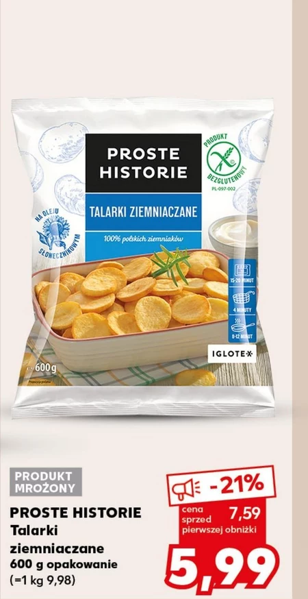 Proste Historie Talarki ziemniaczane 600 g