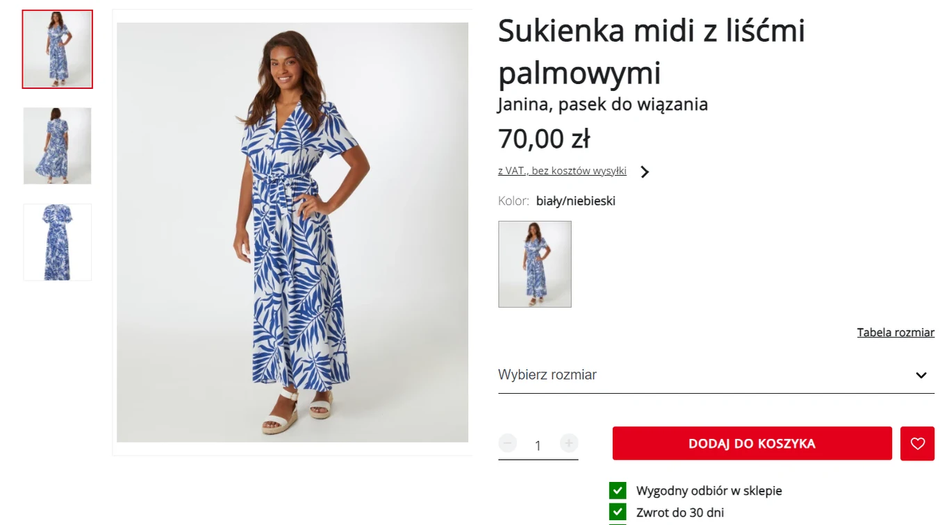 Przepiękna sukienka na lato dla dojrzałej kobiety Przepiękna sukienka na lato dla dojrzałej kobiety