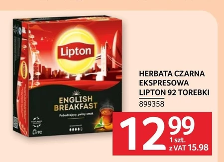 Lipton English Breakfast Herbata czarna 184 g (92 torebek)