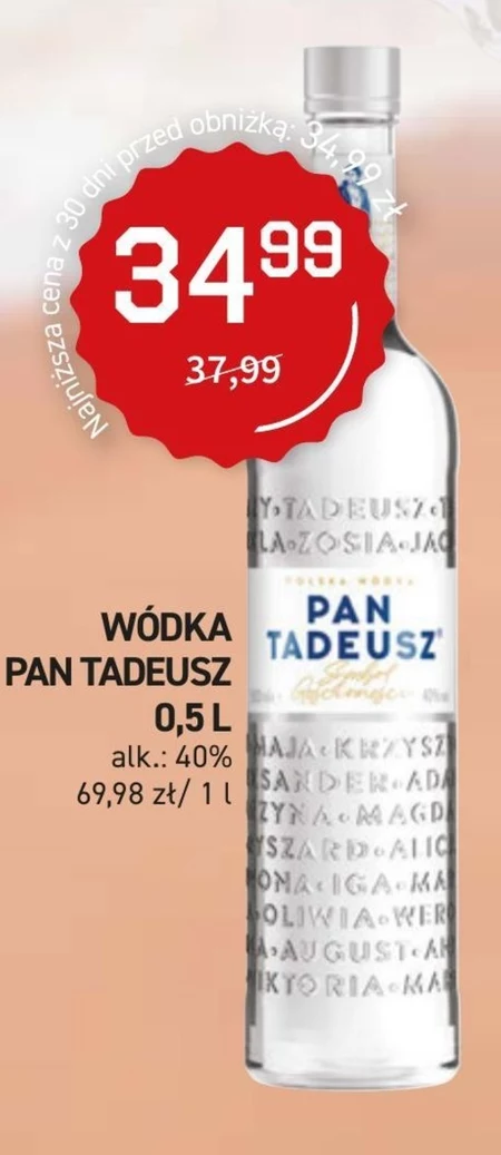 Pan Tadeusz Wódka 500 ml
