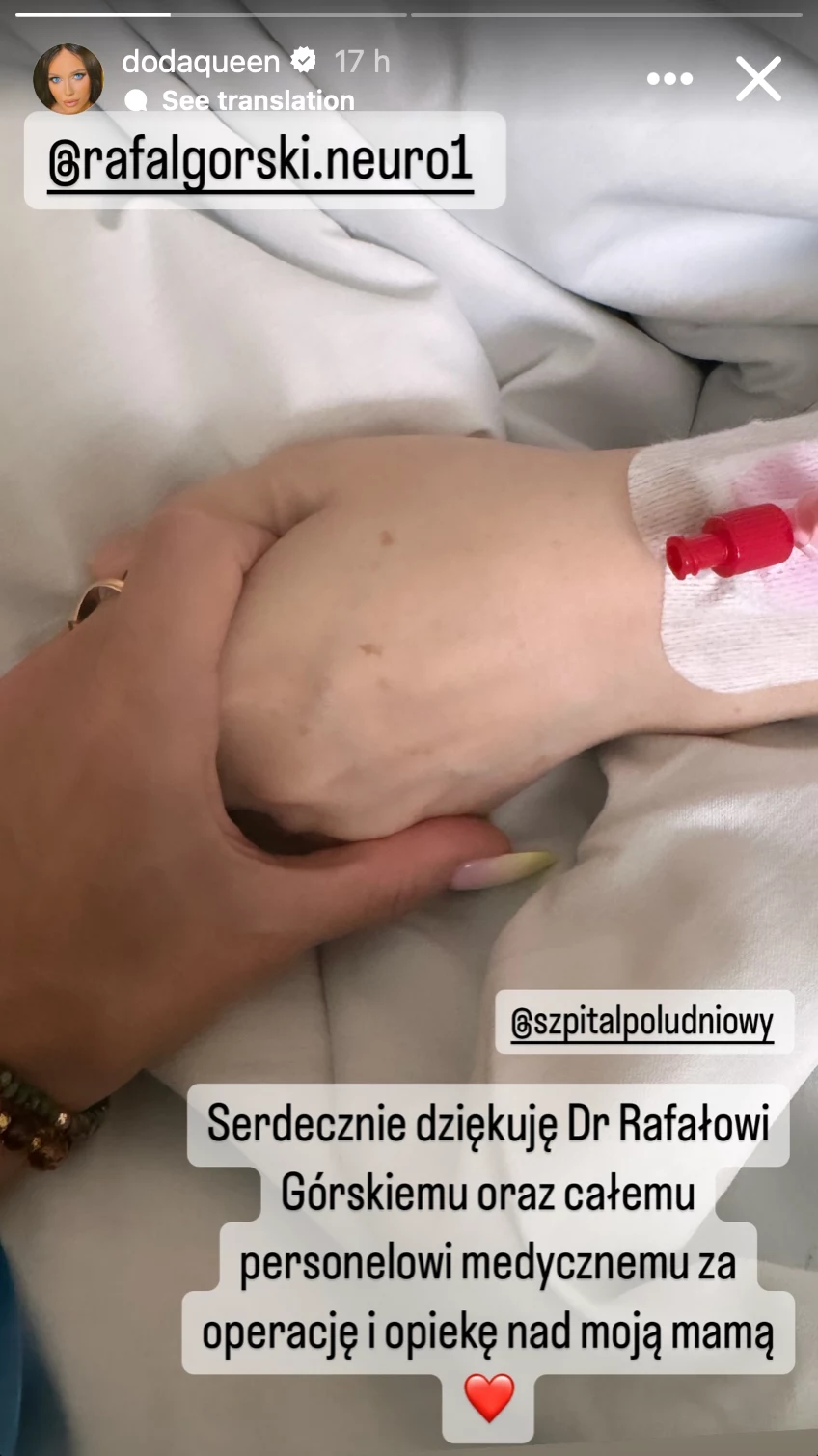 Mama Dody trafiła do szpitala Mama Dody trafiła do szpitala