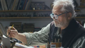 Kadr z filmu "Ja, Rosiński"